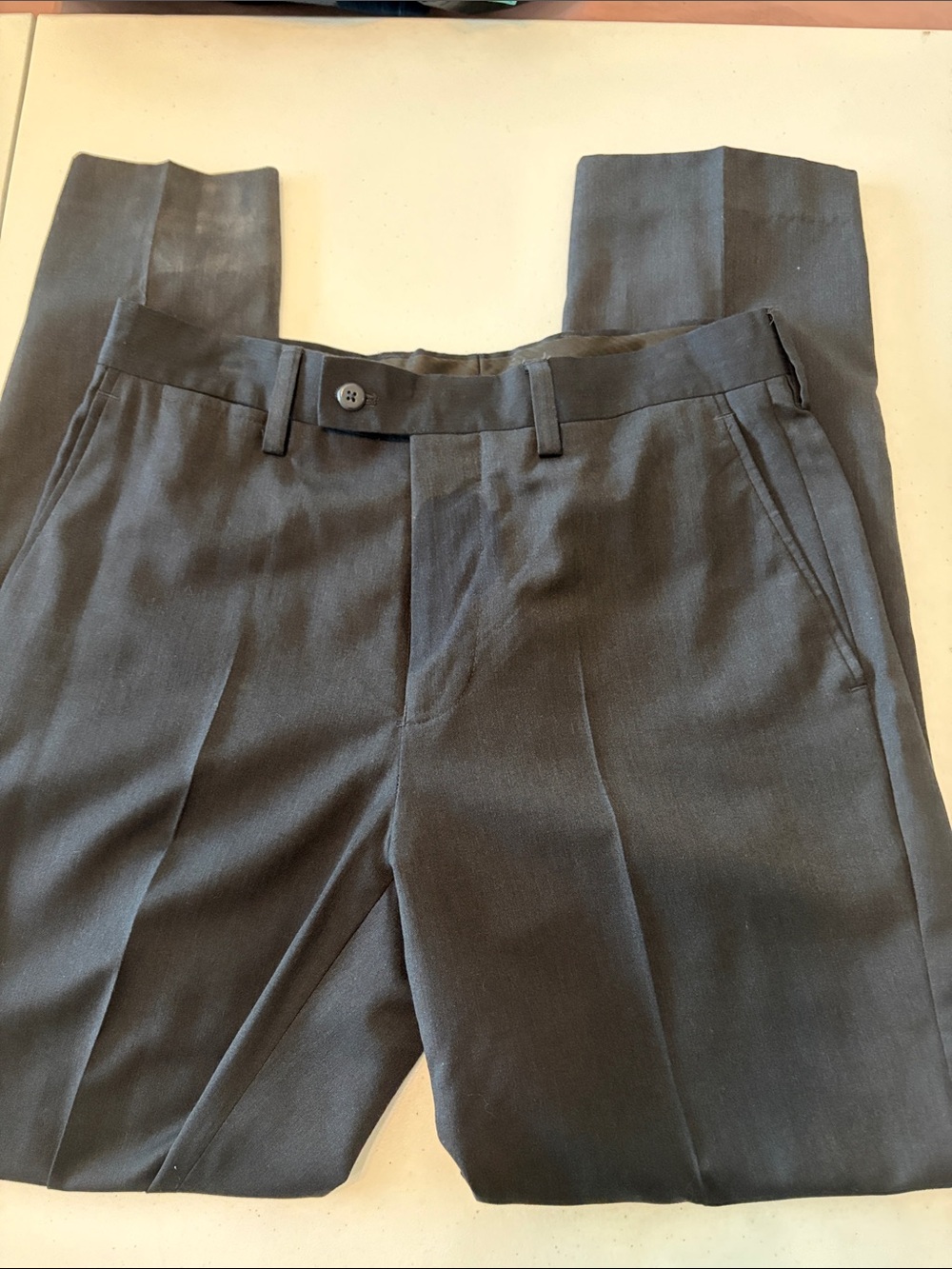 Louis Raphael Black Men's Dress Pants